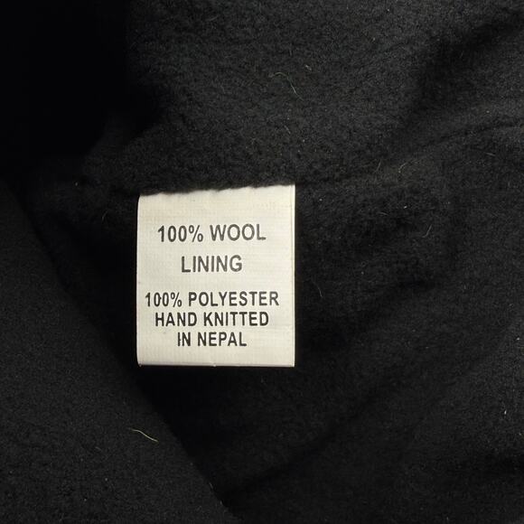 Rainbow Wool Sherpa Hat Beanie Striped Earflap Toque Toboggan Stocking Cap Nepal - Picture 4 of 6